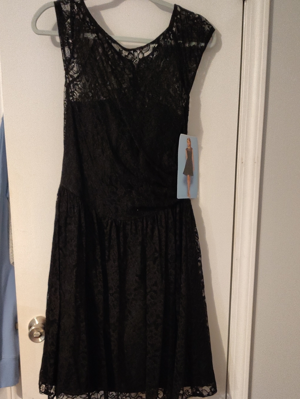 Boohoo Black Lace Midi Dress